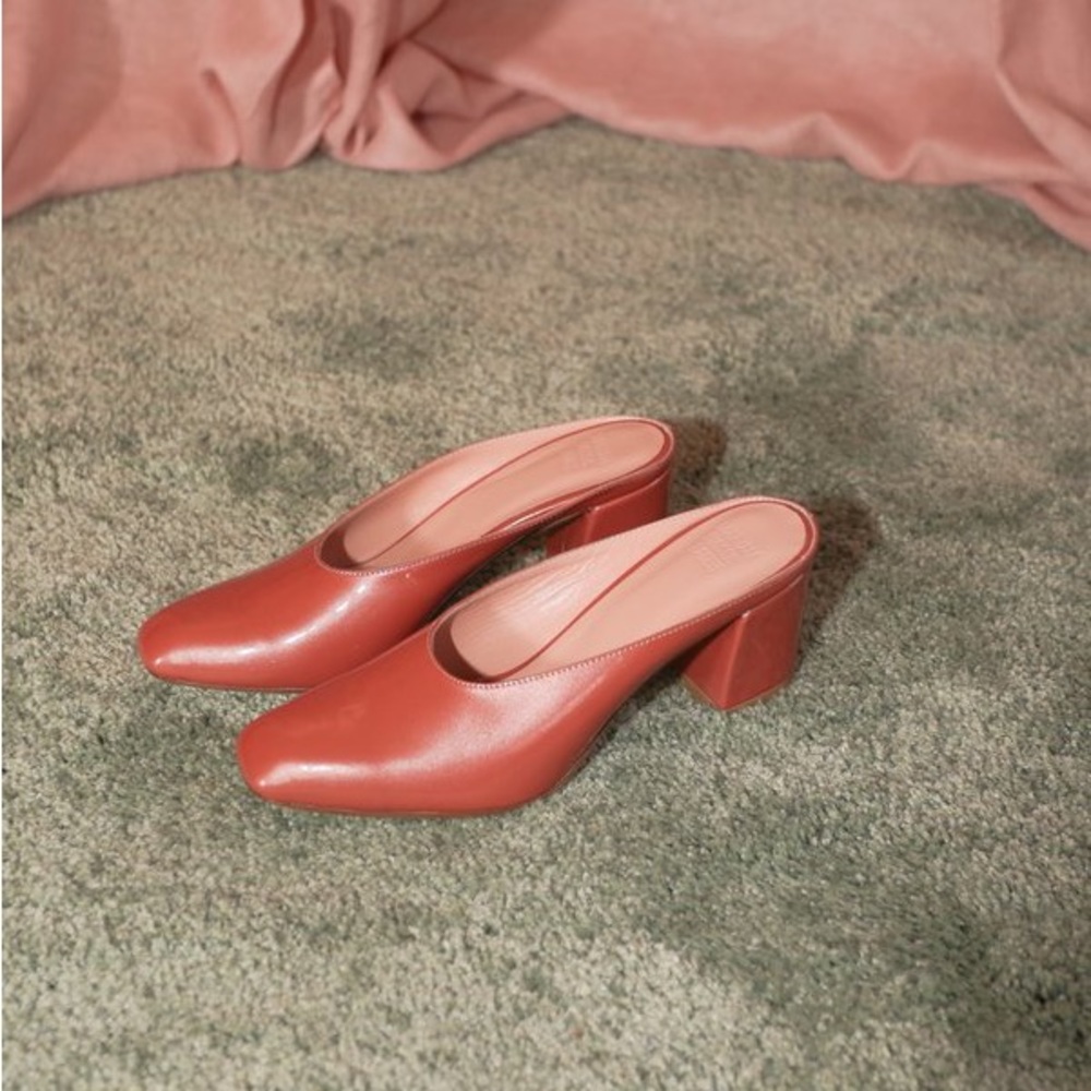 Maryam Nassir Zadeh Maryam Mule in Pink Sparkle 36.5 NWT